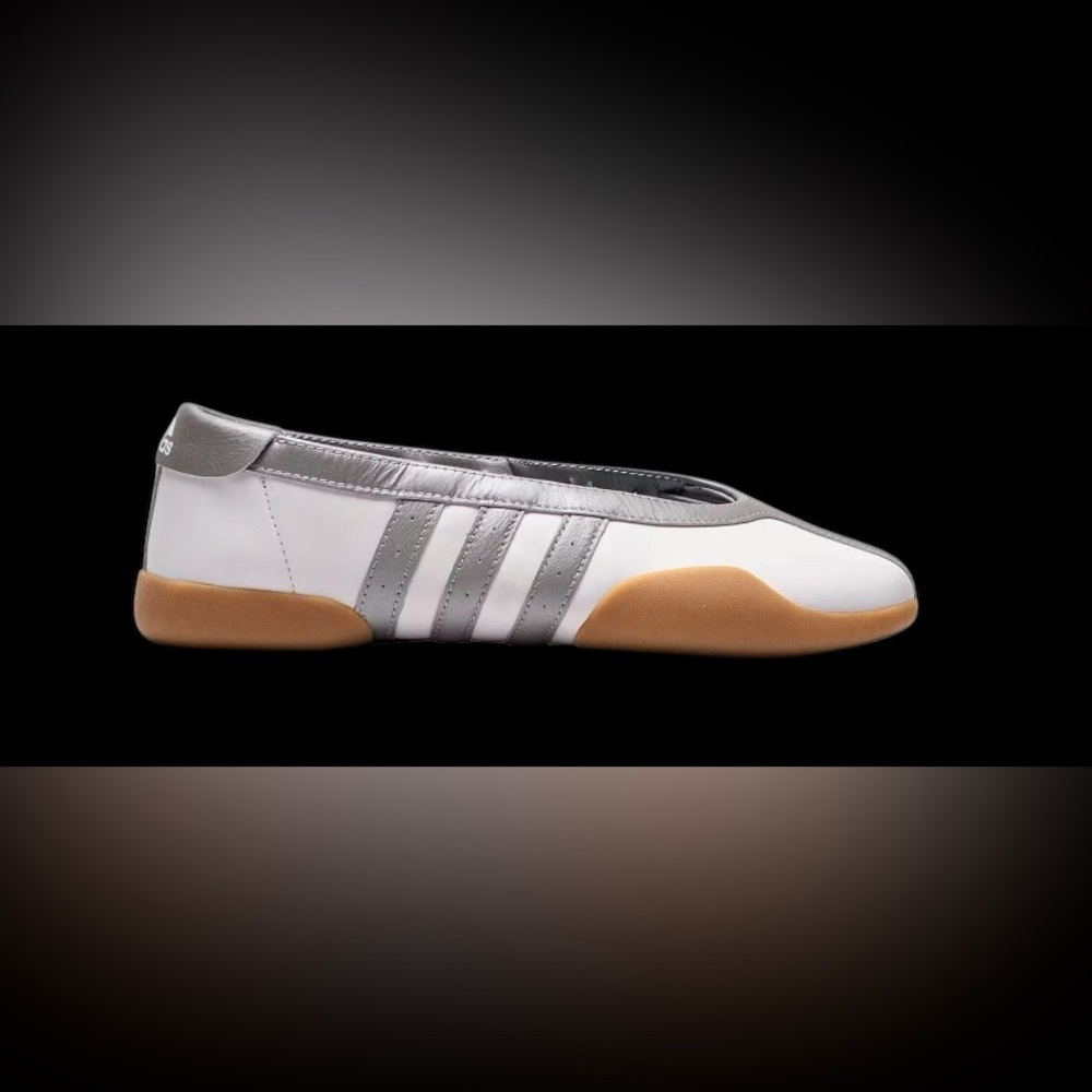 NEW Adidas Taekwando Ballet Sneakers Sz 9 Sold Out - White with Silver